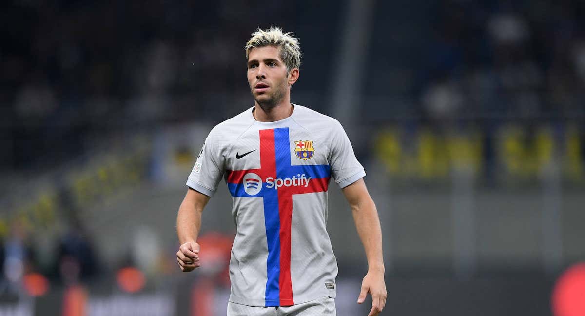 Sergi Roberto, en el partido ante el Inter./GETTY