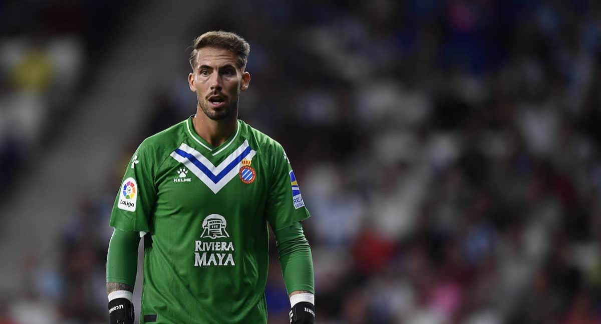 Lecomte, en un partido con el Espanyol./GETTY