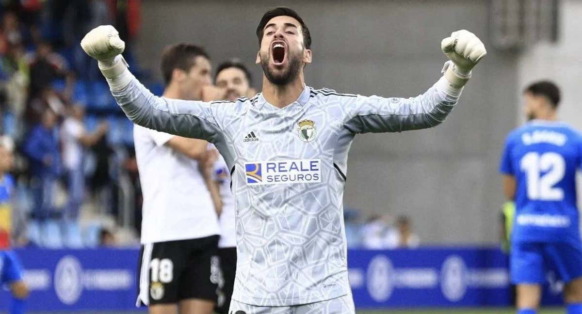 Churripi, el portero récord del Burgos. /GETTY IMAGES