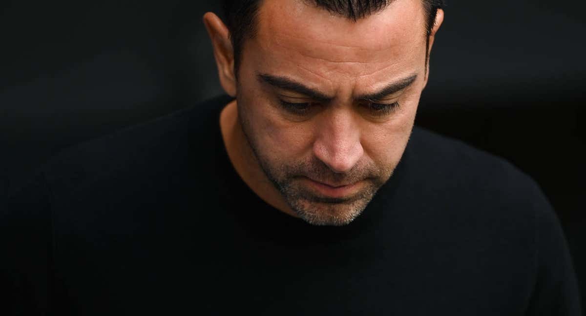 Xavi Hernández vive su momento más delicado como técnico del Barça. /GETTY
