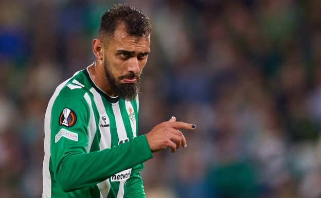 Borja Iglesias, en el partido del pasado jueves. Getty