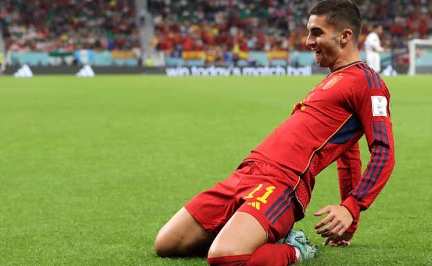 Ferran Torres logró un doblete ante Costa Rica. GETTY