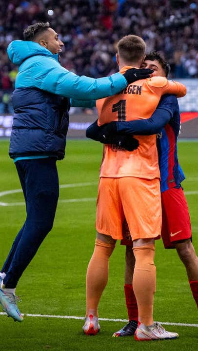 El Barça tuvo que sufrir para acceder a la final. FC BARCELONA