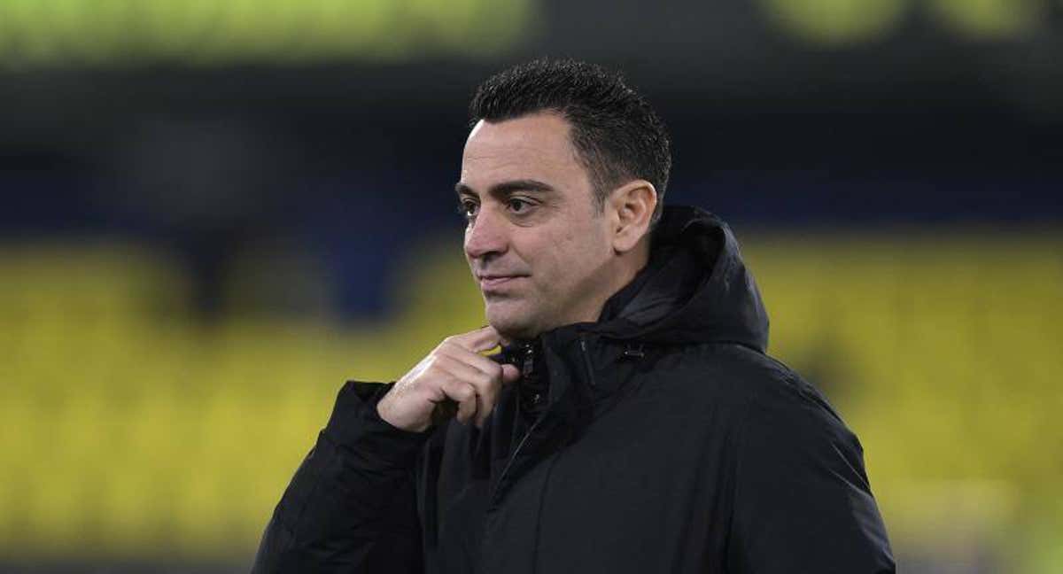 Xavi en La Cerámica. /Reuters.