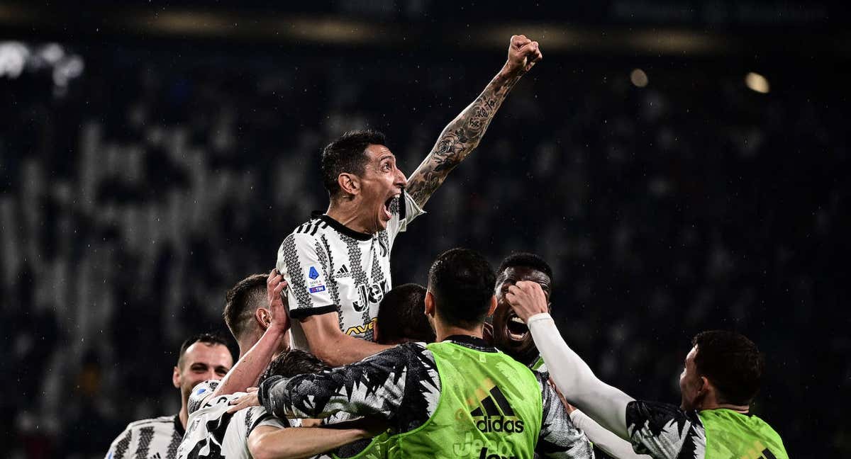 Di María celebra un gol con la Juventus. /EP