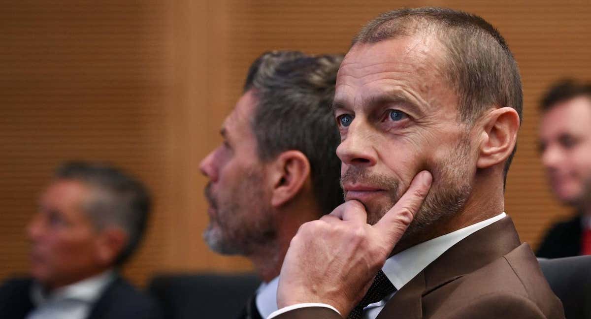 Aleksander Ceferin, presidente de la UEFA. /AFP