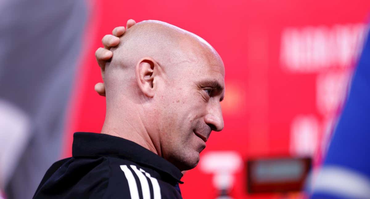 Luis Rubiales, presidente de la Real Federación Española de Fútbol. /Oscar J. Barroso / Afp