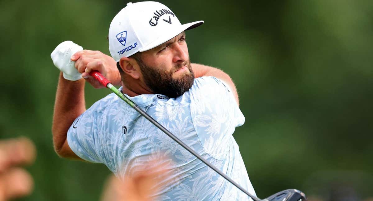 Jon Rahm, durante el BWM Championship./AFP