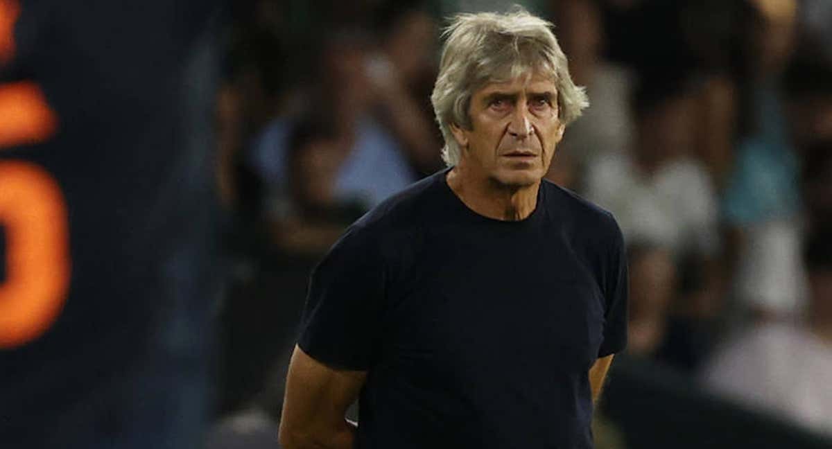 Manuel Pellegrini, en el partido ante el Valencia./EFE