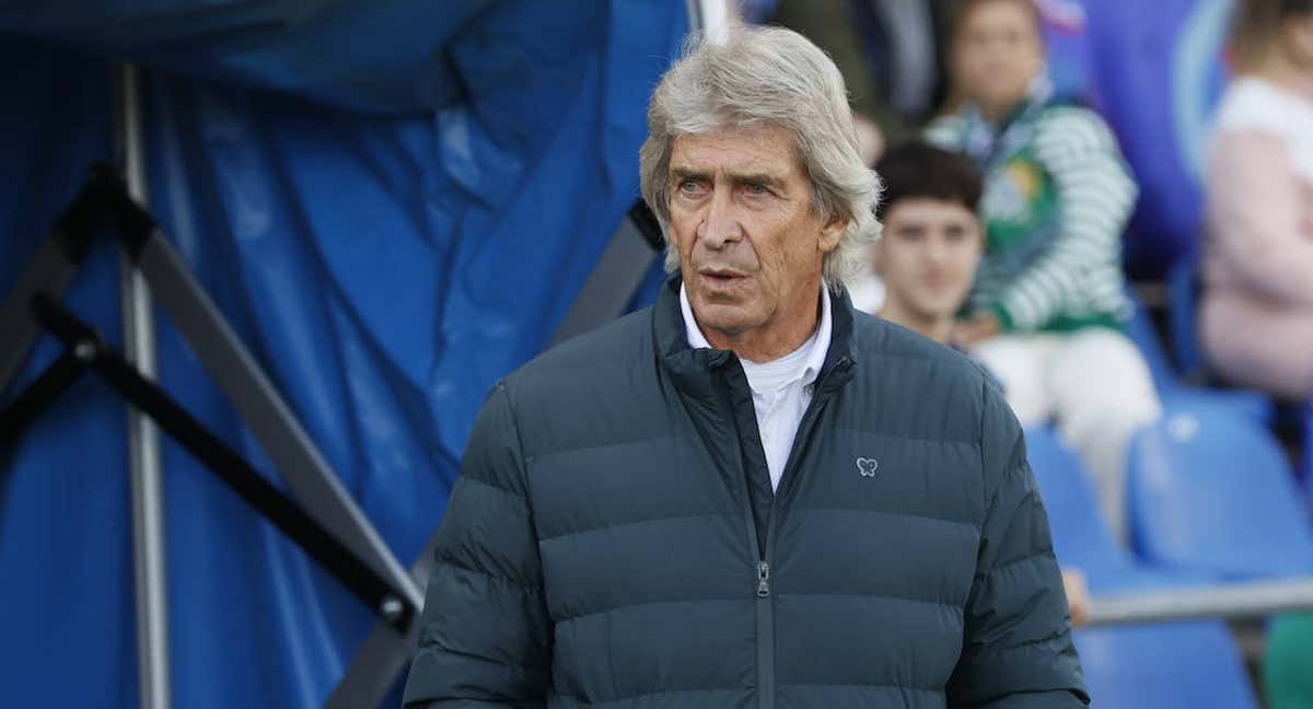 Manuel Pellegrini, en un partido del Betis./EFE