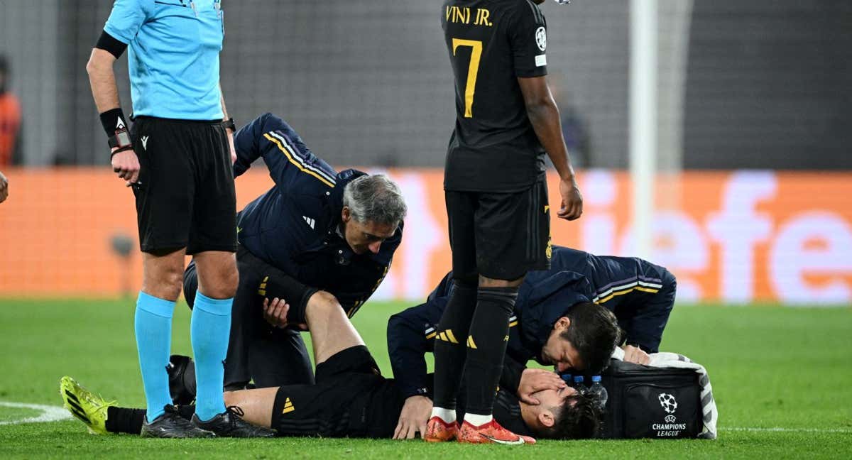 Brahim se lesionó ante el Leipzig./REUTERS/Annegret Hilse