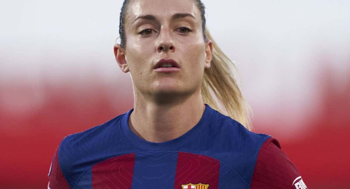 Alexia Putellas, jugadora del Barça, en el partido de la Champions ante el Brann. /UWCL