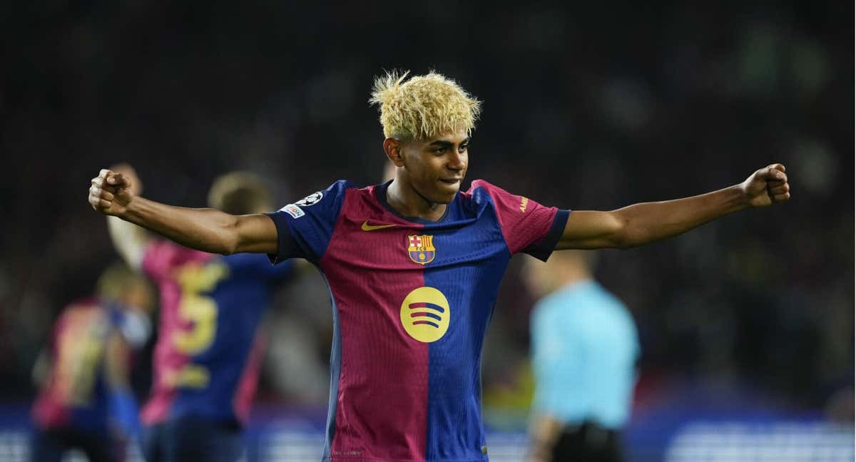 Lamine marcó el segundo gol del Barça./AGENCIAS