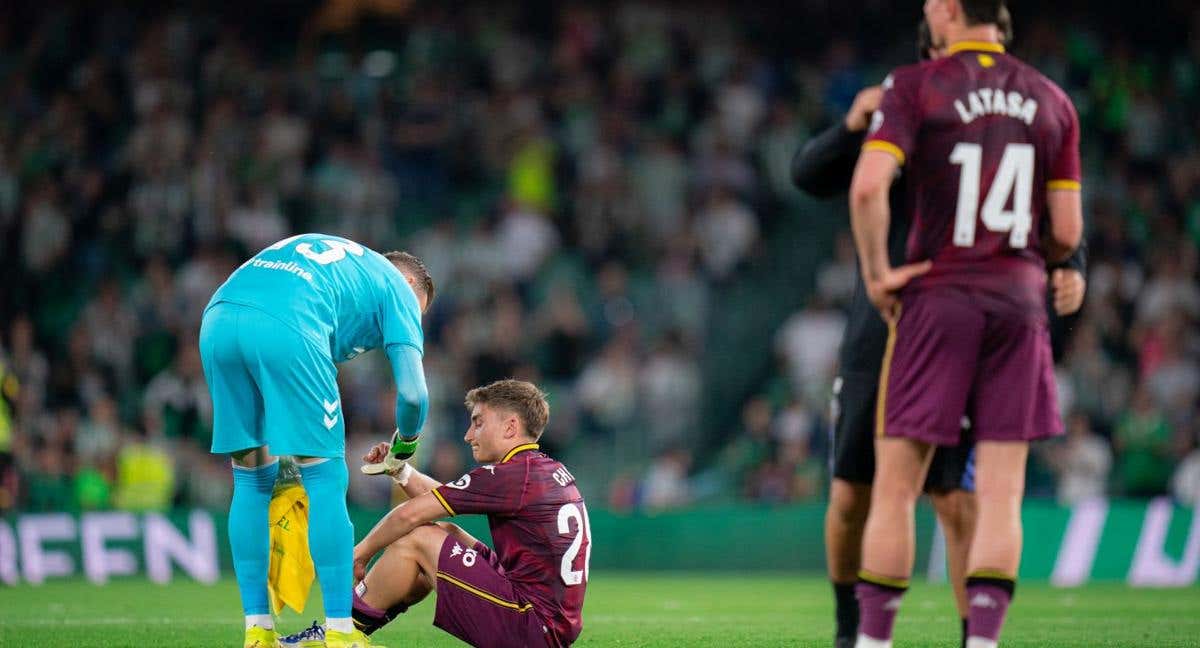 El Real Valladolid, tras bajar a Segunda./El Norte de Castilla