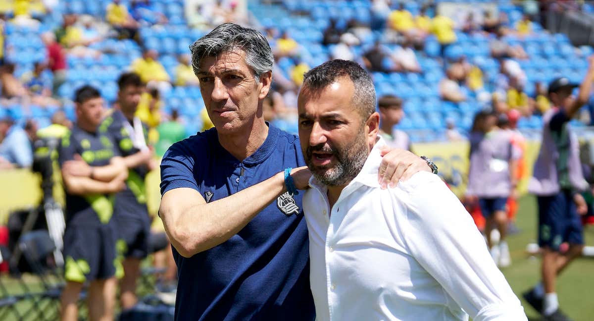 Diego Martínez, en un partido con Las Palmas./