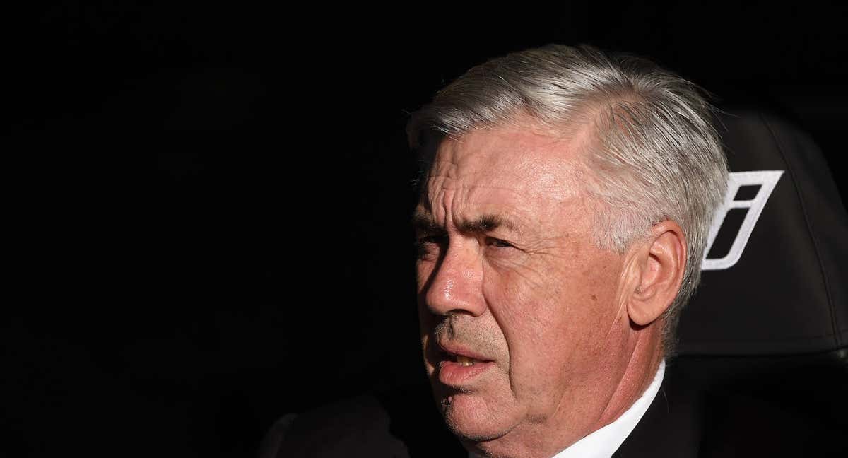 Ancelotti, en el Bernabéu./EFE