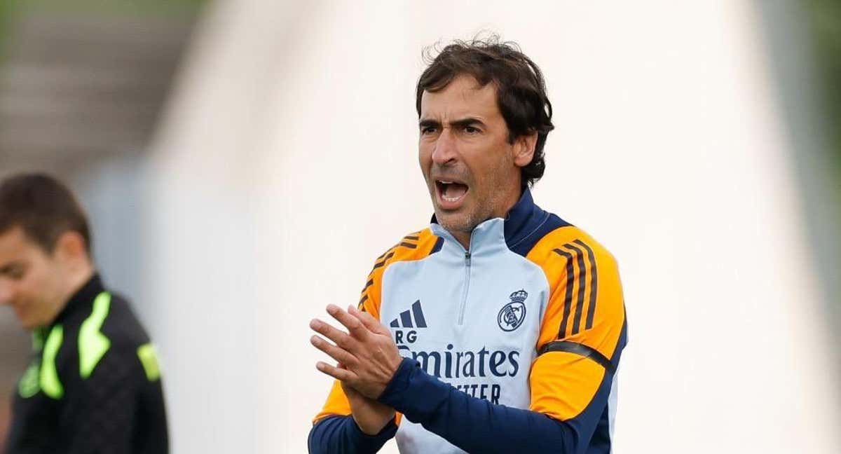 Raúl González, durante el Castilla-Marbella./@raulgonzalez