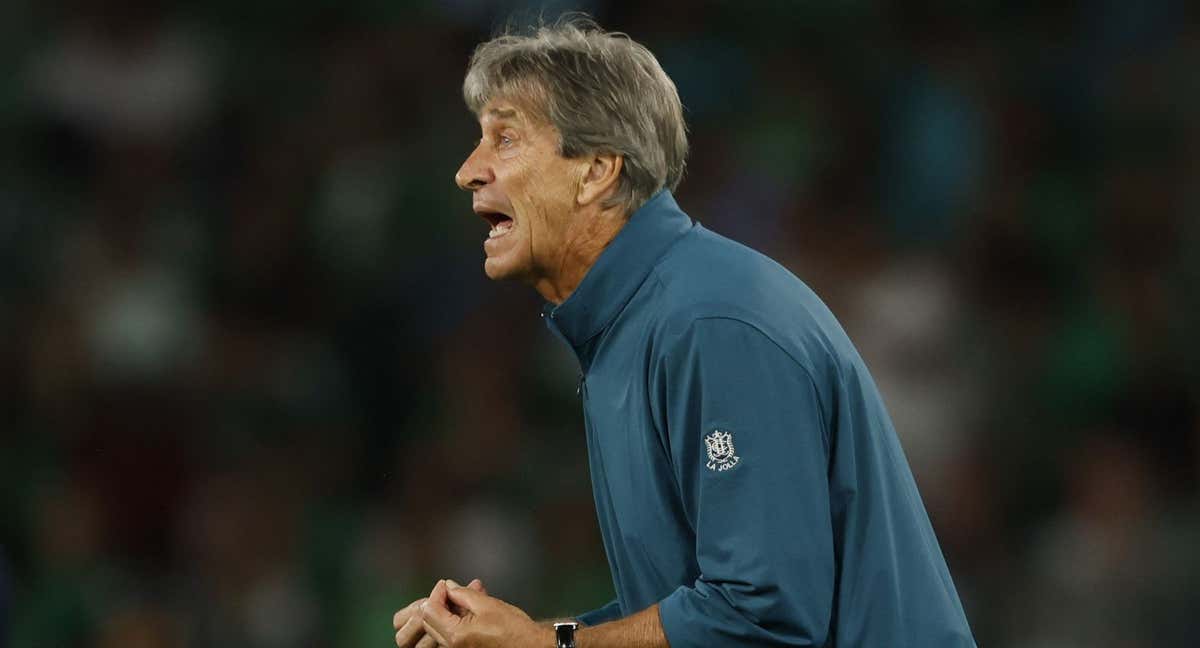 Manuel Pellegrini, en el partido de ida ante la Fiorentina./Reuters