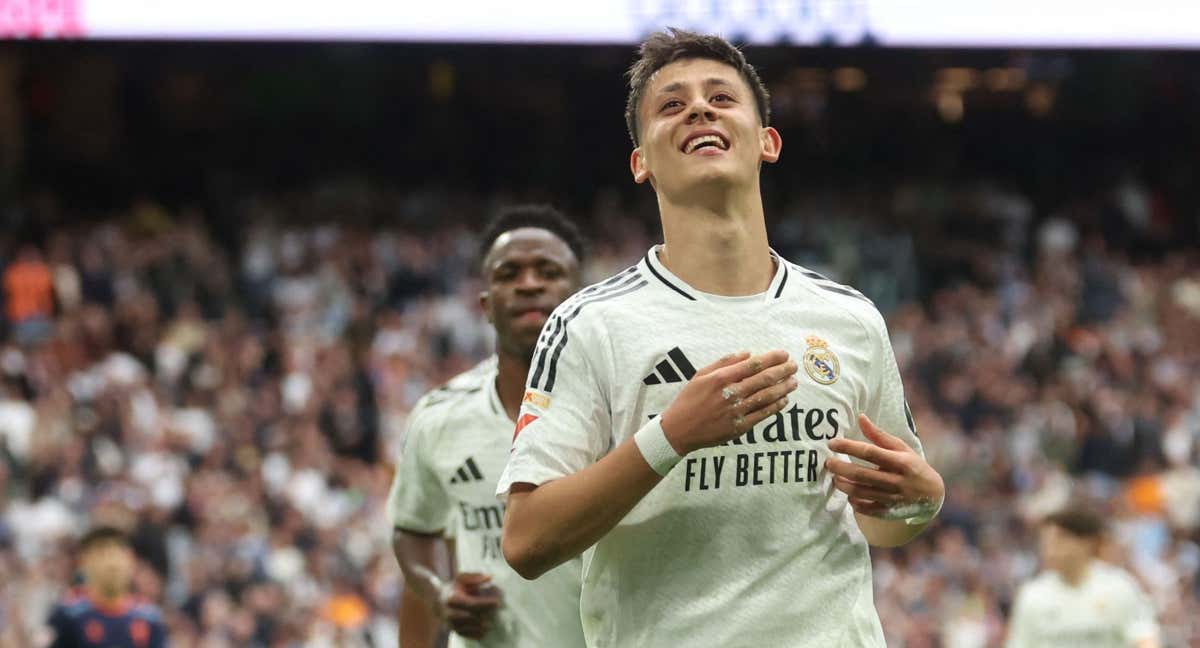 Güler marcó en el último partido ante el Celta. /AFP
