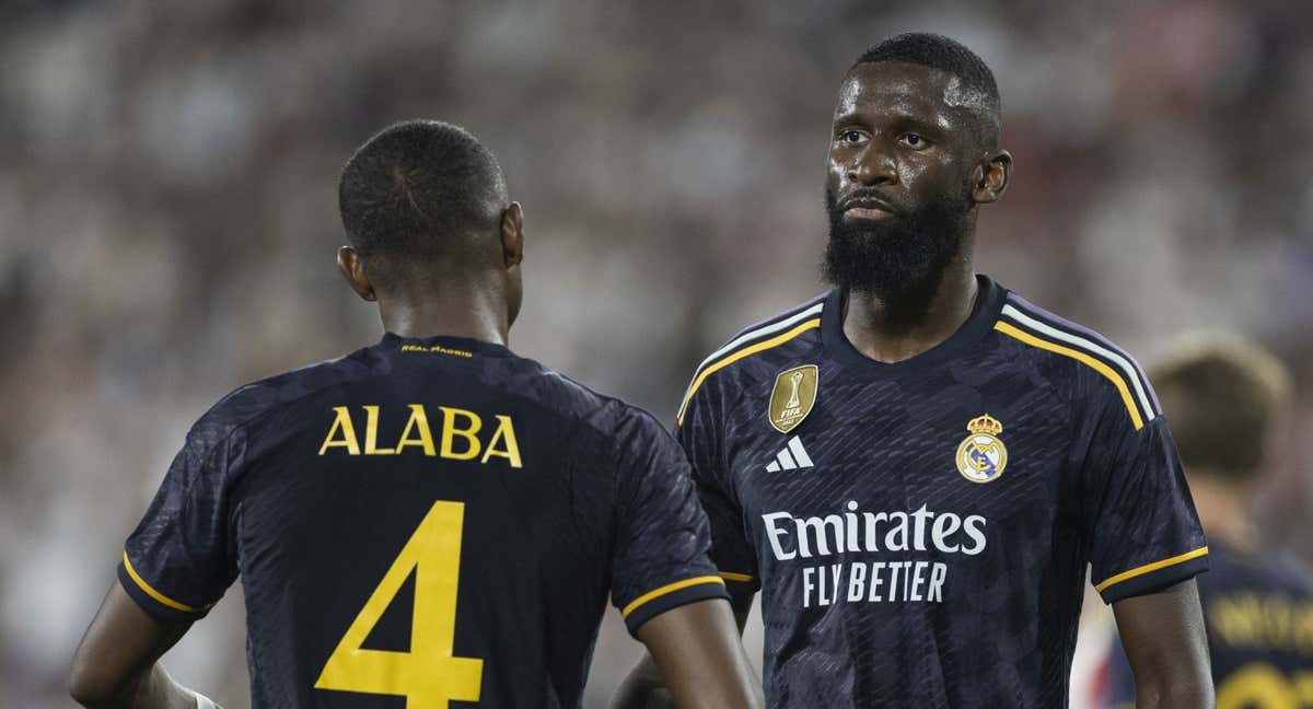 David Alaba y Antonio Rüdiger./Getty