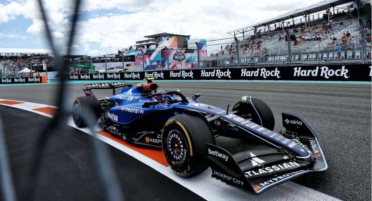 Sainz utilizará en el MADRING el Williams FW45 de 2023. /F1