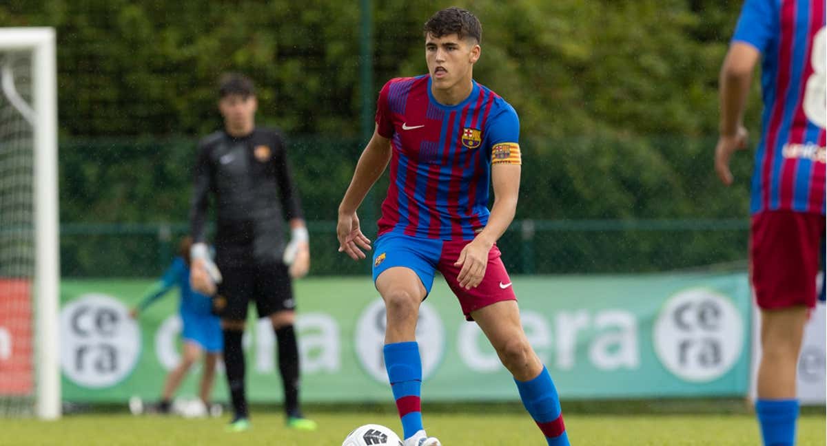 Pau Cubarsí, en la final contra el Real Madrid en la edición de 2022 . /KDB CUP