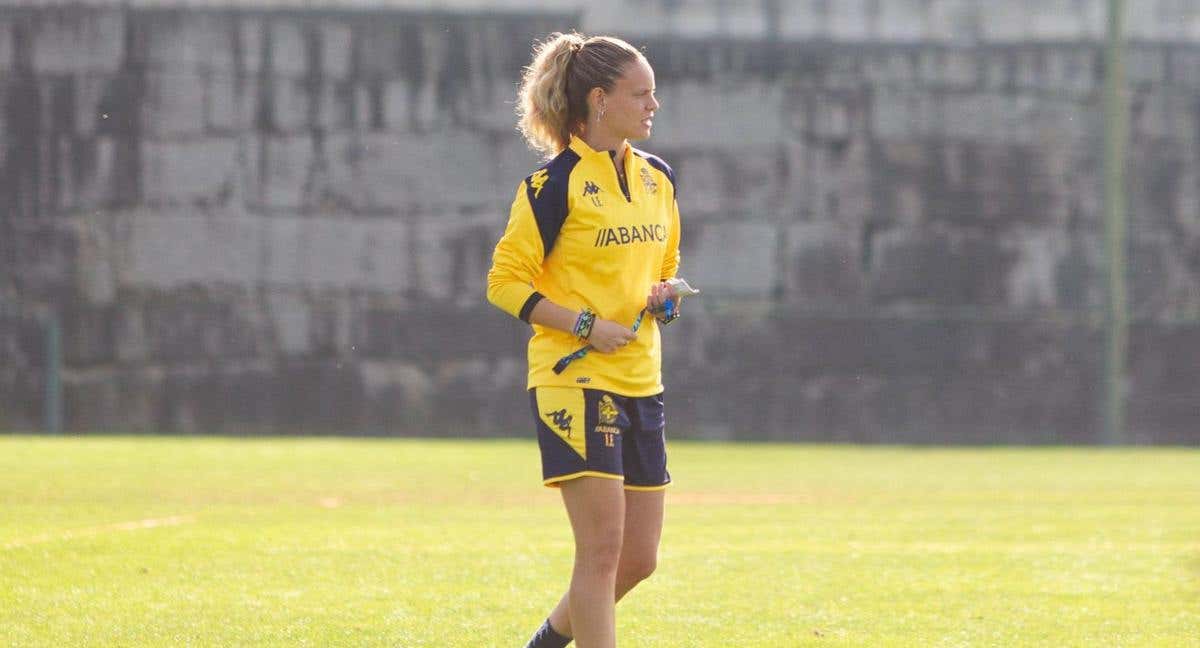 Irene Ferreras, en su etapa en el Dépor./RC Deportivo