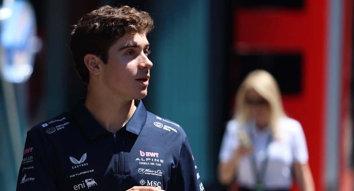 Colapinto, en el paddock de Imola./DAVID MORENO