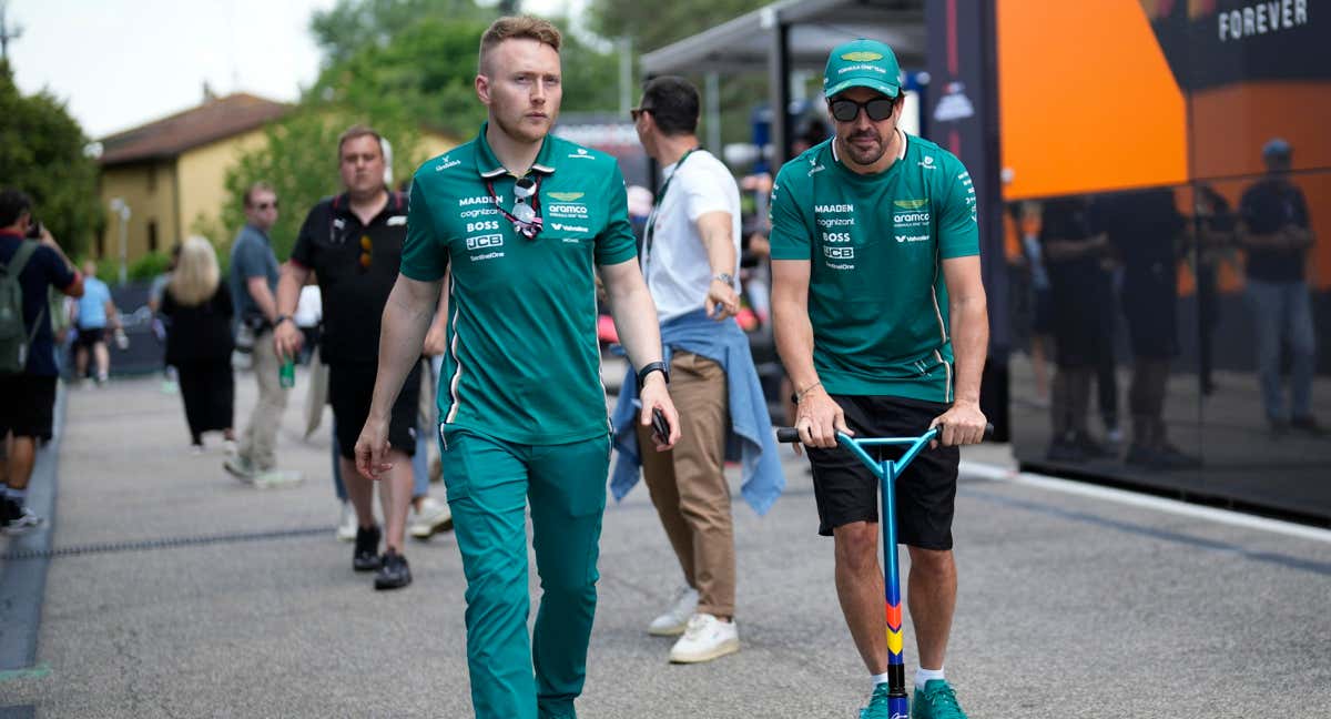 Fernando Alonso en Imola. /EFE/EPA/DANILO DI GIOVANNI