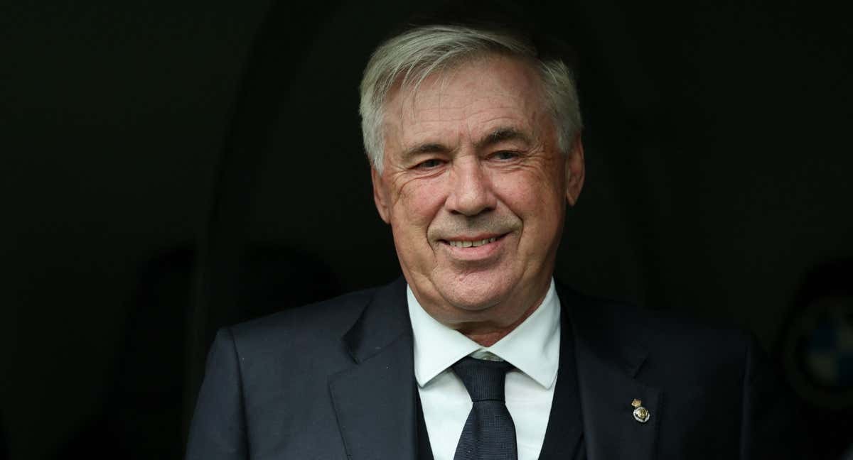 Carlo Ancelotti, durante su último partido en el Bernabéu. /Reuters