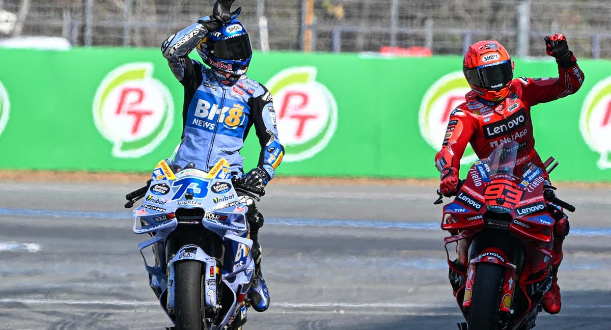 Álex Márquez aprovecha un error de Marc y se impone en la sprint de Silverstone