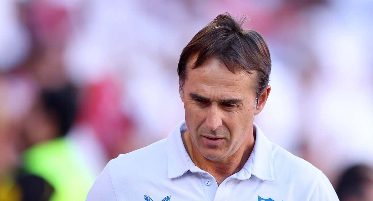 Lopetegui, en el partido ante el Atlético.