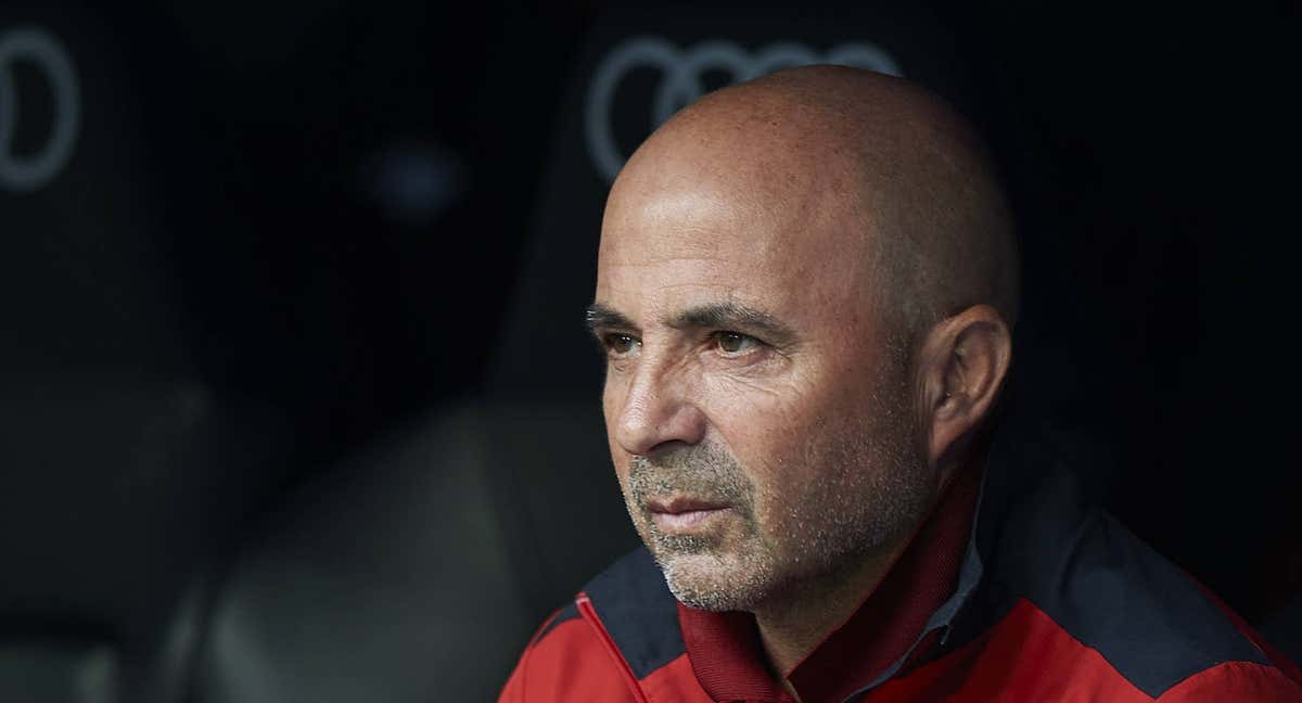 Jorge Sampaoli, en su anterior etapa en el Sevilla./GETTY