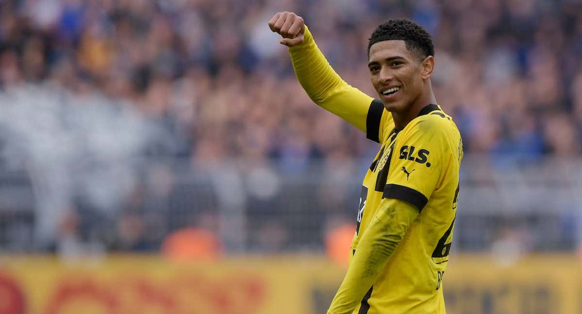 Bellingham, con el Borussia Dortmund./GETTY