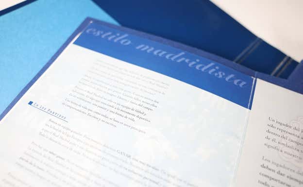 La primera página del manual de conducta del Libro Azul.  Salvador Fenoll