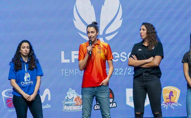 Alba Torrens en la presentación de la Liga Femenina Endesa.  Feb