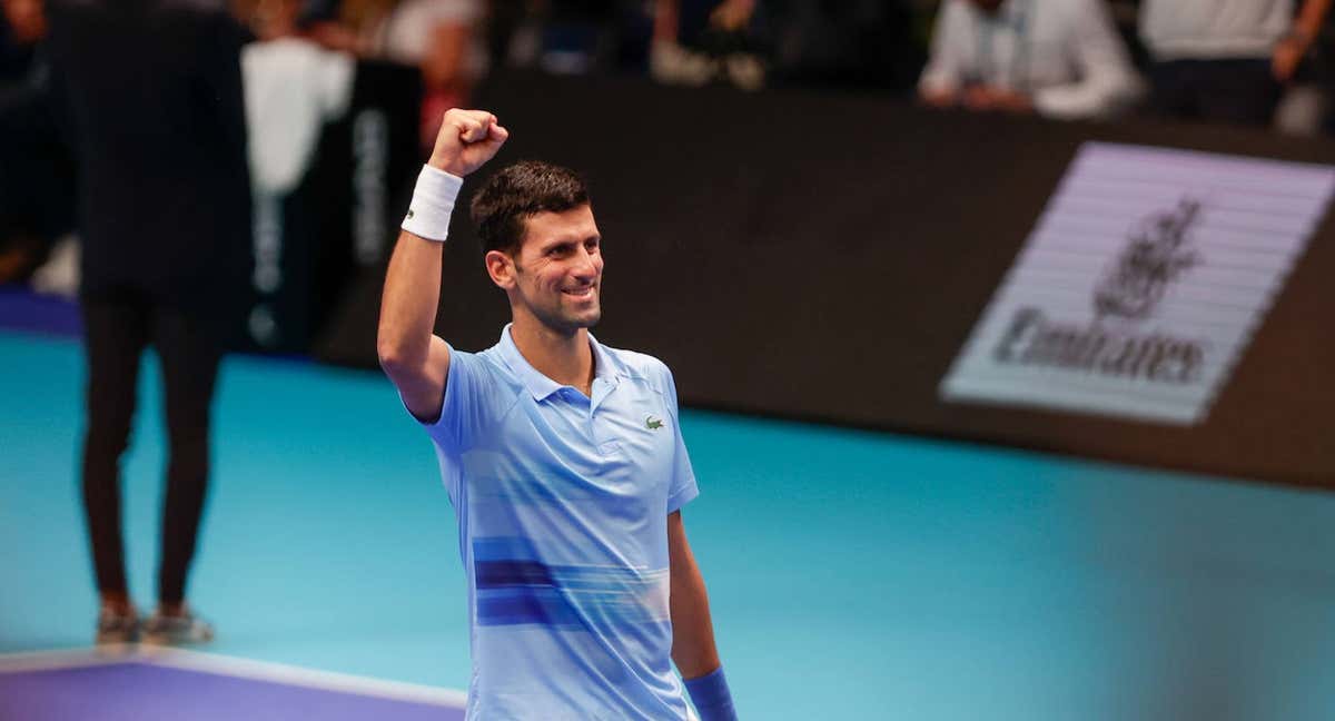 Novak Djokovic, durante el torneo de Tel Aviv /GETTY