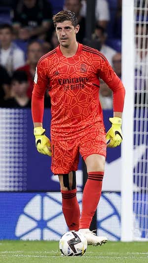 Courtois, en un partido. GETTY