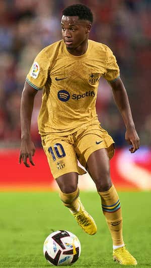 Ansu Fati trabaja para recuperar su mejor versión.  GETTY