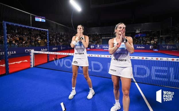 Alejandra y Gemma después de ganar en Santander