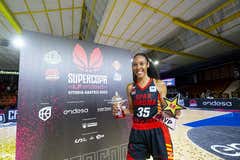 La dualidad de Rebekah Gardner: MVP de Supercopa y rookie de la WNBA