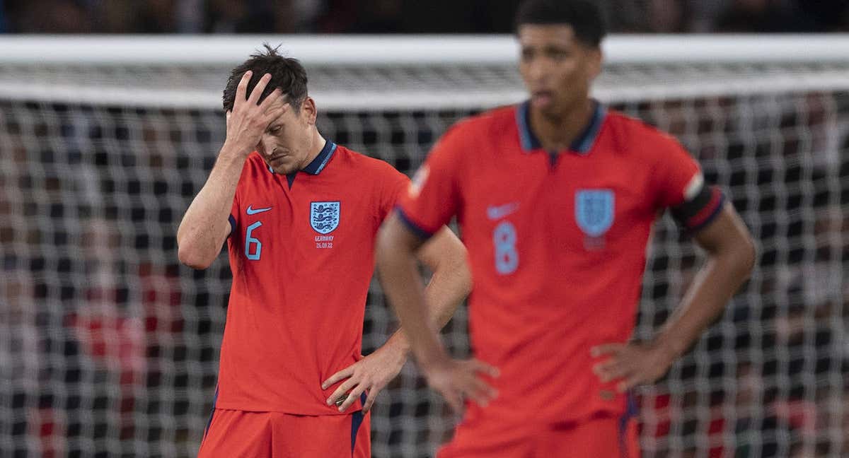 Harry Maguire, con la selección inglesa./Getty Images