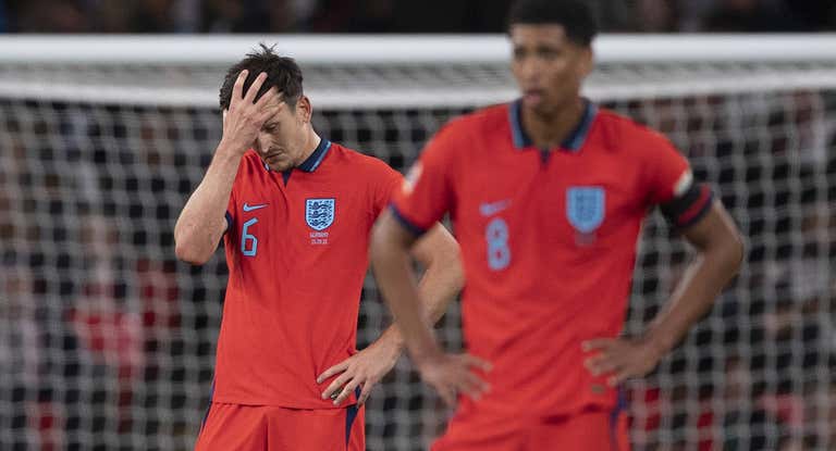 Harry Maguire, con la selección inglesa.