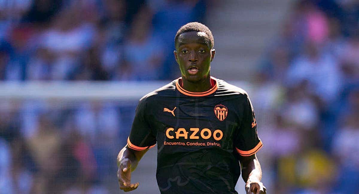 Diakhaby frente al Espanyol. /GETTY