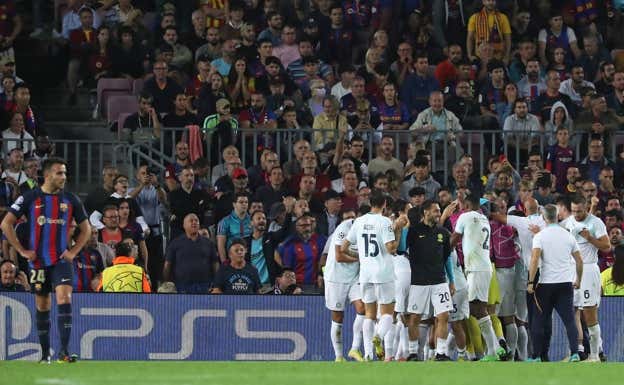 El Inter salió airoso del Camp Nou.  GETTY