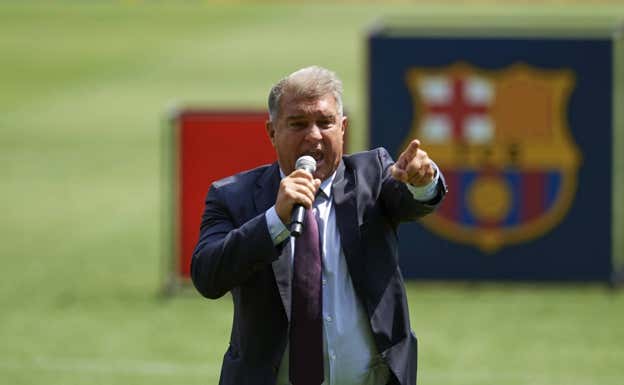 Joan Laporta, en una imagen del pasado verano. GETTY