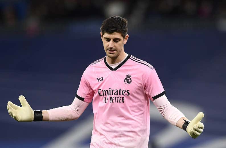 Courtois no se entrena y no jugará contra el Barcelona