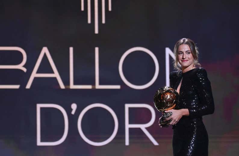Alexia Putellas recibirá su segundo Balón de Oro