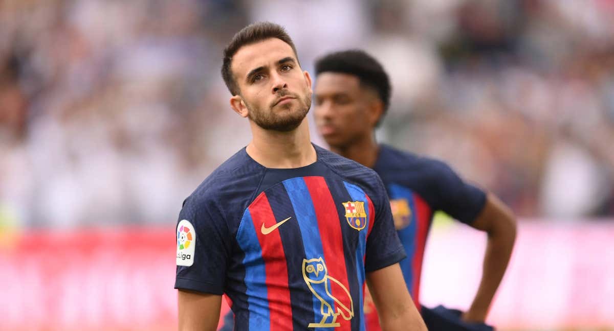 Eric Garcia, después del segundo gol del Madrid. /GETTY