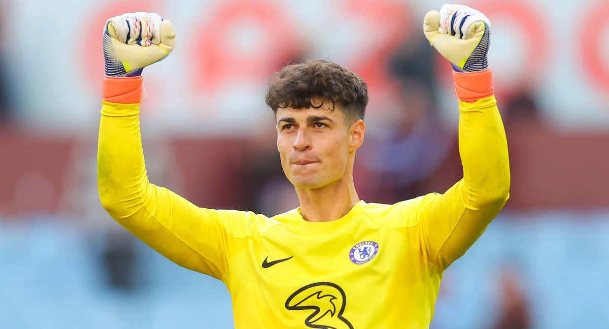 Kepa Arrizabalaga, portero del Chelsea./Getty Images